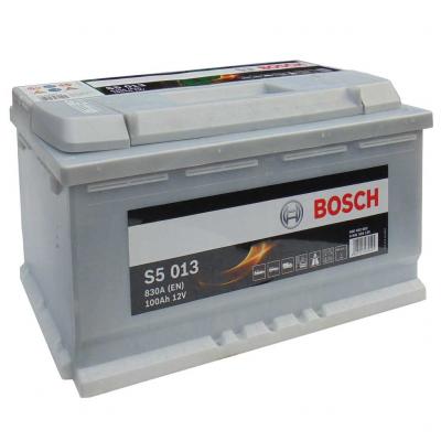 Bosch S5 Silver Plus akkumulátor, 12V 100Ah 830A, J+ EU, 0092S50130, magas